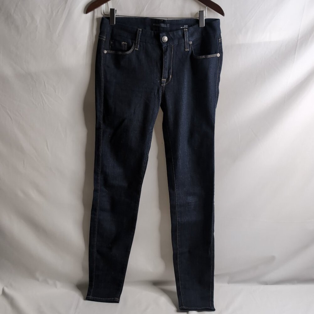 Fidelity Denim Men's ACE Mid Rise Ultra Slim Jeans Dark Navy, Size 29